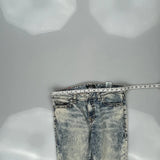 True Religion Skinny Jeans - 32W UK 10 Acid Wash Cotton