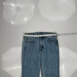 Levis 505 Jeans - 32W 30L Light Wash Cotton