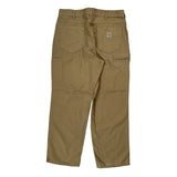 Carhartt Carpenter Trousers - 36W 30L Khaki Cotton