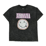 Nirvana Band T-Shirt - XL Black Cotton