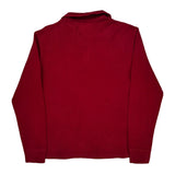 Polo By Ralph Lauren 1/4 Zip - Medium Red Cotton