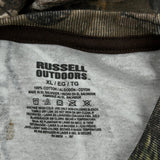 Michigan Russell Outdoors Long Sleeve T-Shirt - XL Camo Cotton