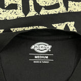 For The Night Shift Dickies Long Sleeve T-Shirt - Medium Black Cotton
