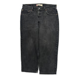 550 Levis Jeans - 34W 23L Black Cotton