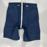 Levis Cargo Shorts - 34W 10L Blue Cotton