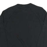 NIKE Womens Black Crew Neck Sweatshirt S Cotton Blend Athletic Casual Pullover