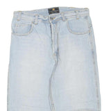 COYOTE TRADEMARK Mens Shorts Blue Denim M W32 Casual Relaxed Fit Cotton Blend