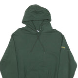 CHAMPION Mens Green Pullover Hoodie M Cotton Blend Casual Sweatshirt