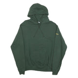 CHAMPION Mens Green Pullover Hoodie M Cotton Blend Casual Sweatshirt