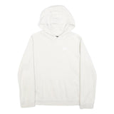 NIKE Womens White Hoodie XS Cotton Blend Pullover Lightweight Casual