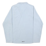 PUMA Womens Blue Plain Jumper Half Zip Basic Knit M Sportswear Activewear