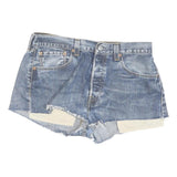 LEVI'S Womens Denim Blue Cut-Off Shorts L W33 Summer Casual 501 Style