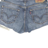 LEVI'S Womens Denim Blue Cut-Off Shorts L W33 Summer Casual 501 Style