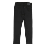 LEVI'S 512 Mens Jeans Black Regular Skinny Denim Dark W34 L30 Stretch Cotton