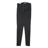 LEVI'S Womens Slim Black Denim Slim Skinny Jeans W28 L30 Stretch Cotton Blend