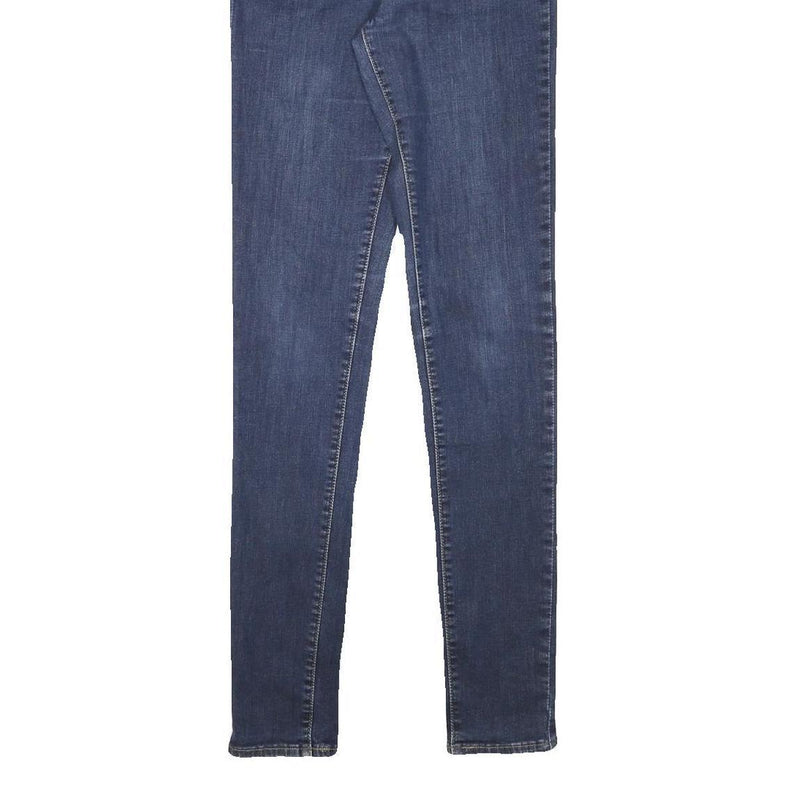 LEVI'S Womens Jeans Blue Slim Skinny Denim Medium W26 L32 Stylish Zip Closure