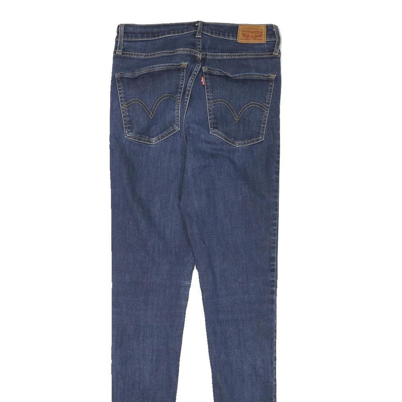 LEVI'S Womens Jeans Blue Slim Skinny Denim Medium W26 L32 Stylish Zip Closure