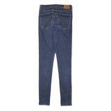 LEVI'S Womens Jeans Blue Slim Skinny Denim Medium W26 L32 Stylish Zip Closure