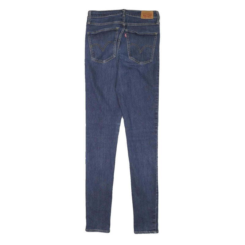 LEVI'S Womens Jeans Blue Slim Skinny Denim Medium W26 L32 Stylish Zip Closure