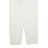 LEVI'S Womens Cotton Blend White Relaxed Straight Trousers W32 L30 Classic Style