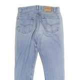 LEVI'S Mens Jeans Blue Regular Straight Denim Light W32 L25 Classic Fit Button