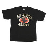 PRO ATHELTIC Mens Black San Francisco 49ers Graphic T-Shirt XL Short Sleeve Crew