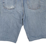 WRANGLER Mens Denim Blue Casual Shorts L W38 Cotton Blend Comfortable Fit