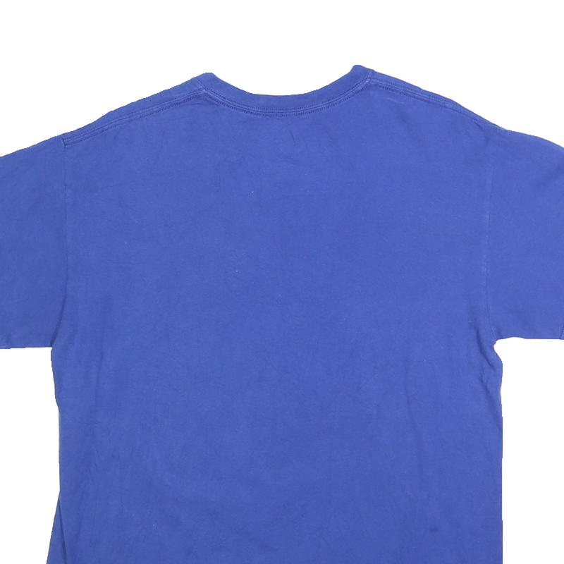 MAJESTIC Mens Blue Chicago Cubs National League Champions Graphic T-Shirt M