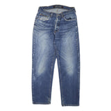 DKNY Mens Jeans Blue Regular Straight Denim Light W32 L29 Classic Fit Distressed