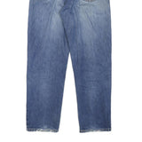 DKNY Mens Jeans Blue Regular Straight Denim Light W32 L29 Classic Fit Distressed