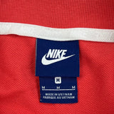 Nike Polo Shirt - Medium Red Cotton