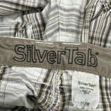 Levis Checked Cargo Shorts - 38W 12L Brown Cotton