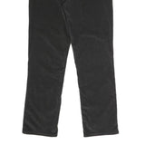 CALVIN KLEIN JEANS Womens Cotton Blend Black Regular Straight Trousers W34 L30