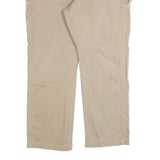 CARHARTT Mens Beige Cotton Blend Regular Fit Straight Leg Trousers W36 L30