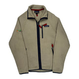Instacart Team Patagonia Fleece Jacket - Small Beige Polyester