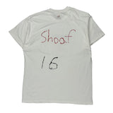 Hanes T-Shirt - XL White Cotton