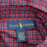 Age 14-16 Ralph Lauren Checked Shirt - Large Blue Cotton