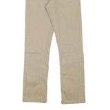 LEVI'S Boys Cotton Blend Beige Slim Tapered Trousers W24 L25 Casual Everyday
