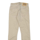 LEVI'S Boys Cotton Blend Beige Slim Tapered Trousers W24 L25 Casual Everyday