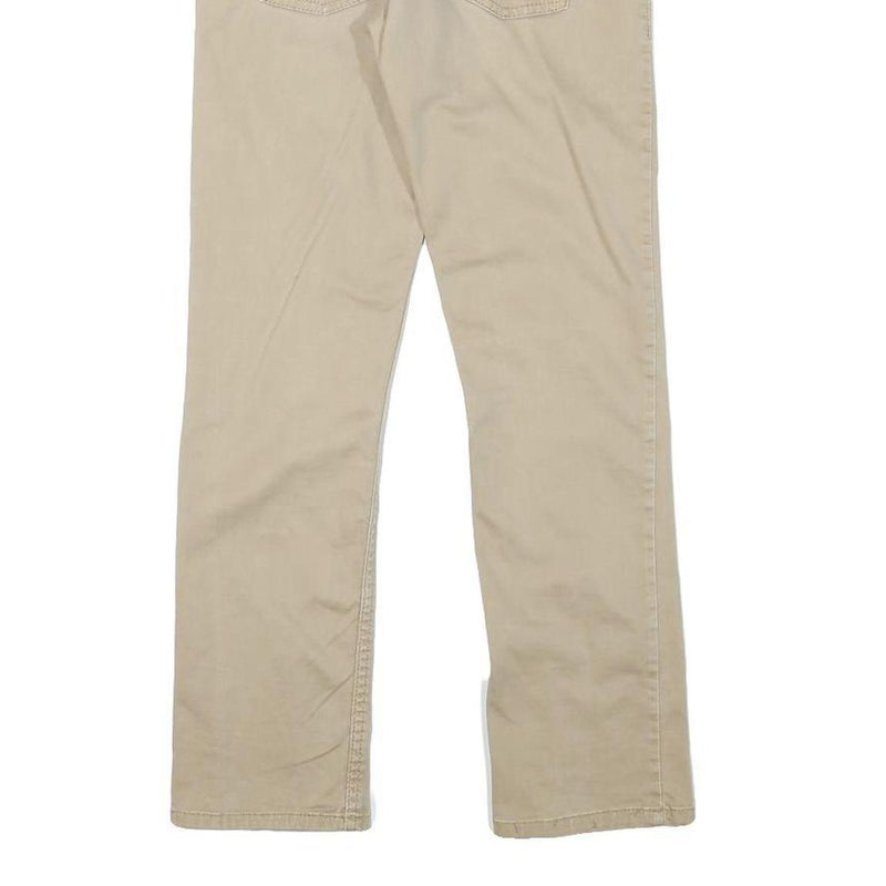 LEVI'S Boys Cotton Blend Beige Slim Tapered Trousers W24 L25 Casual Everyday