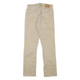LEVI'S Boys Cotton Blend Beige Slim Tapered Trousers W24 L25 Casual Everyday