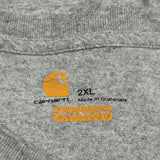 Original Fit Carhartt T-Shirt - 2XL Gray Cotton