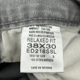 Dickies Double Knee Carpenter Trousers - 38W 30L Grey Cotton