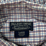 Polo By Ralph Lauren Checked Short Sleeve Shirt - Large Multicoloured Cotton