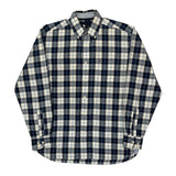 Tommy Hilfiger Checked Shirt - Small Gray Cotton