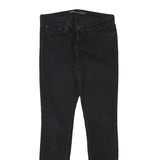 LEVI'S Womens Jeans Black Slim Skinny Denim Medium W30 L31 Zip Cotton Blend