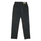 JEANSEDWIN Mens Black Regular Fit Straight Denim W30 L36 Zip Cotton Blend Jeans