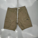 Wrangler Cargo Shorts - 32W 10L Khaki Cotton