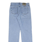 WRANGLER Mens Jeans Blue Regular Straight Denim Light W30 L32 Classic Fit Zip