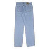 WRANGLER Mens Jeans Blue Regular Straight Denim Light W30 L32 Classic Fit Zip